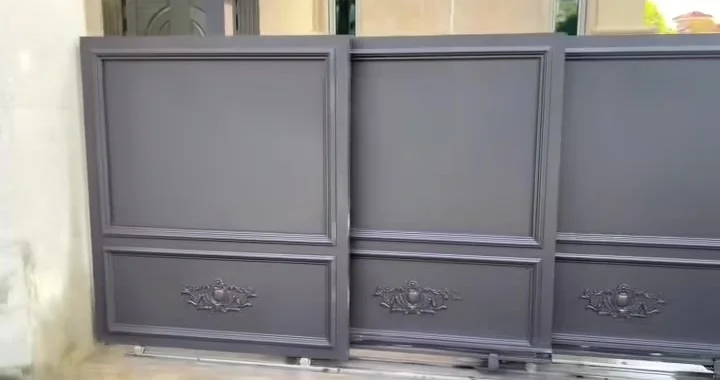 Chain-track Telescopic Gate Hardware installation and operation