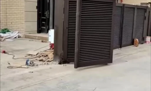 Cantilever Folding Gate Hardware installation and operation